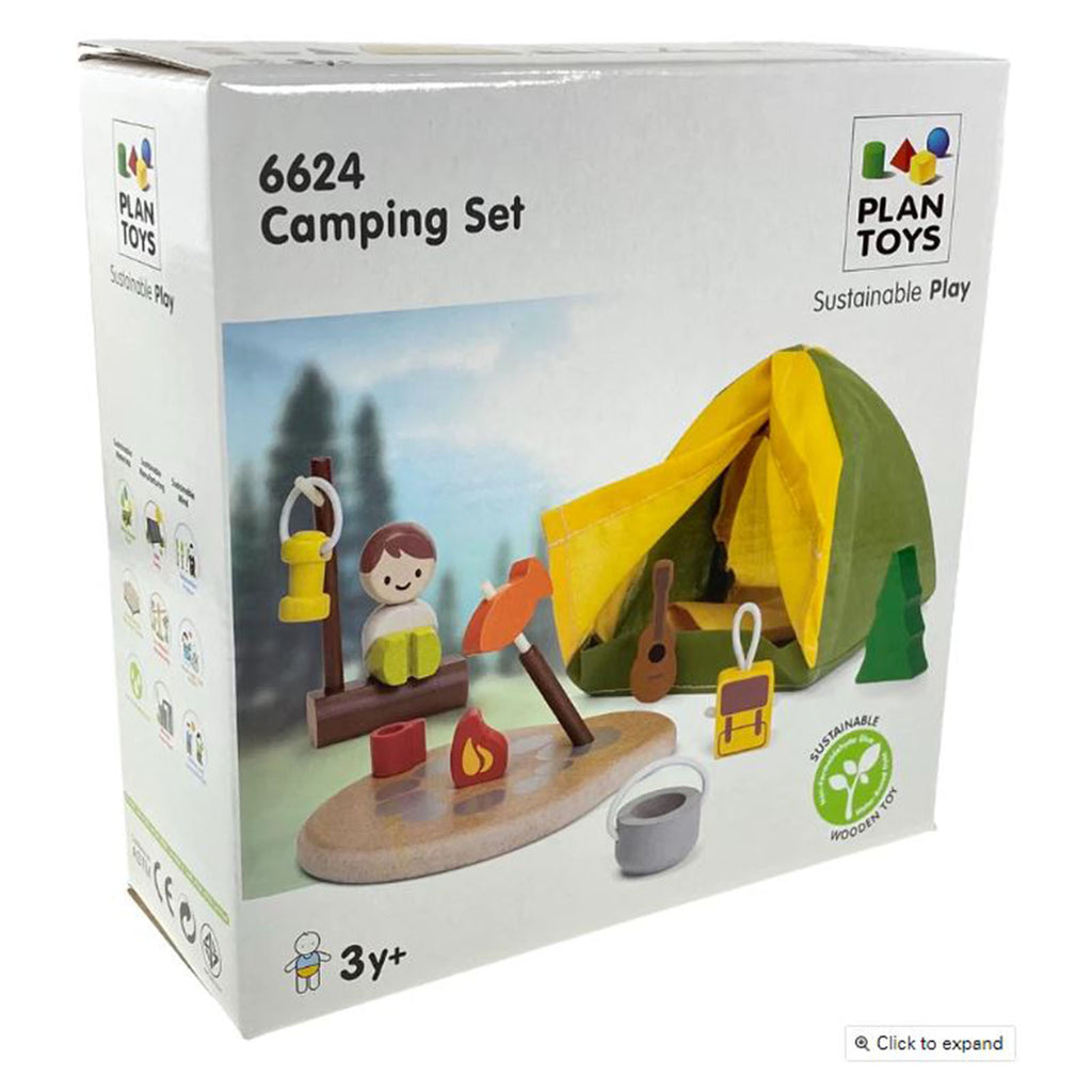 Plan Toys Camping Wooden Playset
