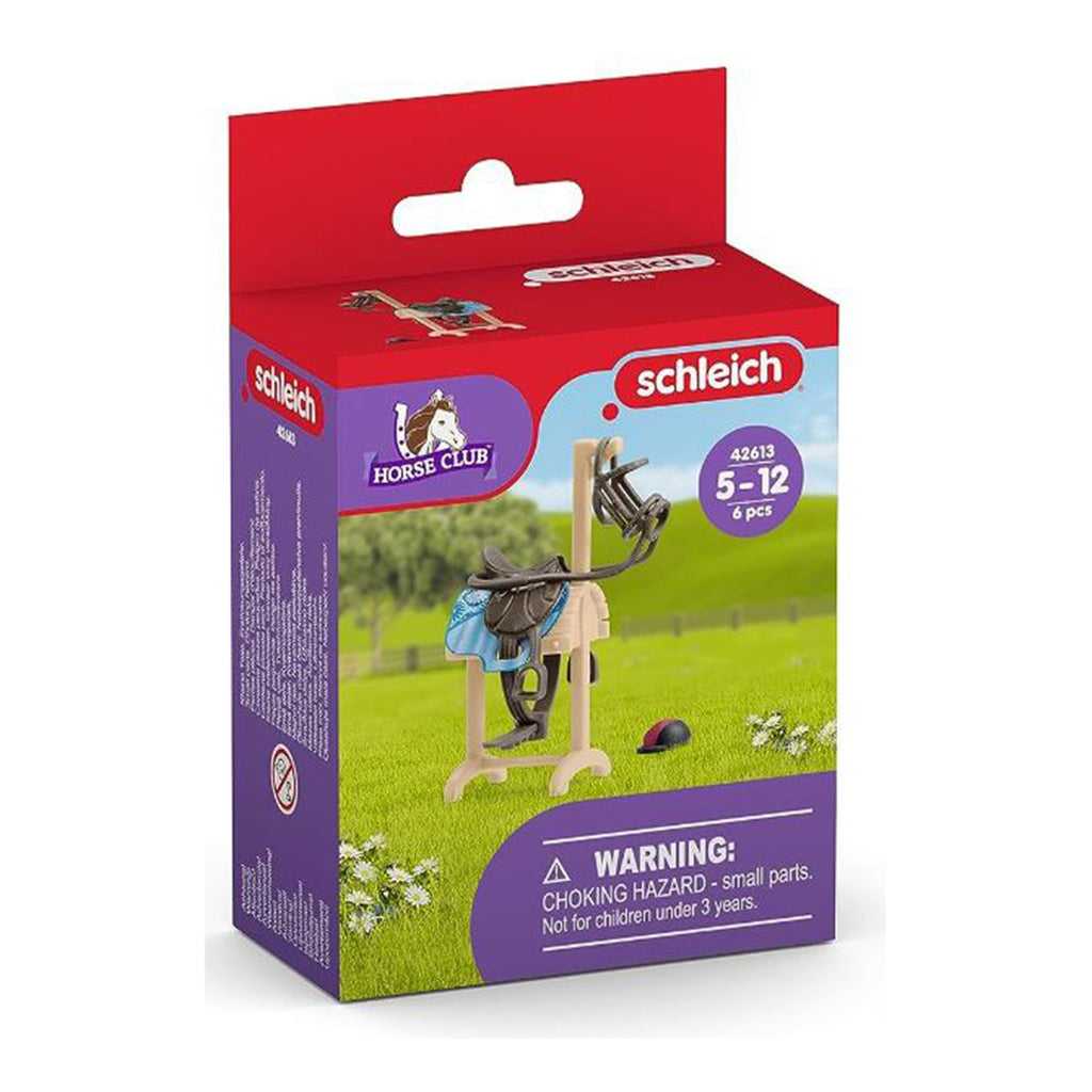 Schleich Horse Club Horse Transporter Saddle With Holder Accessories 42613
