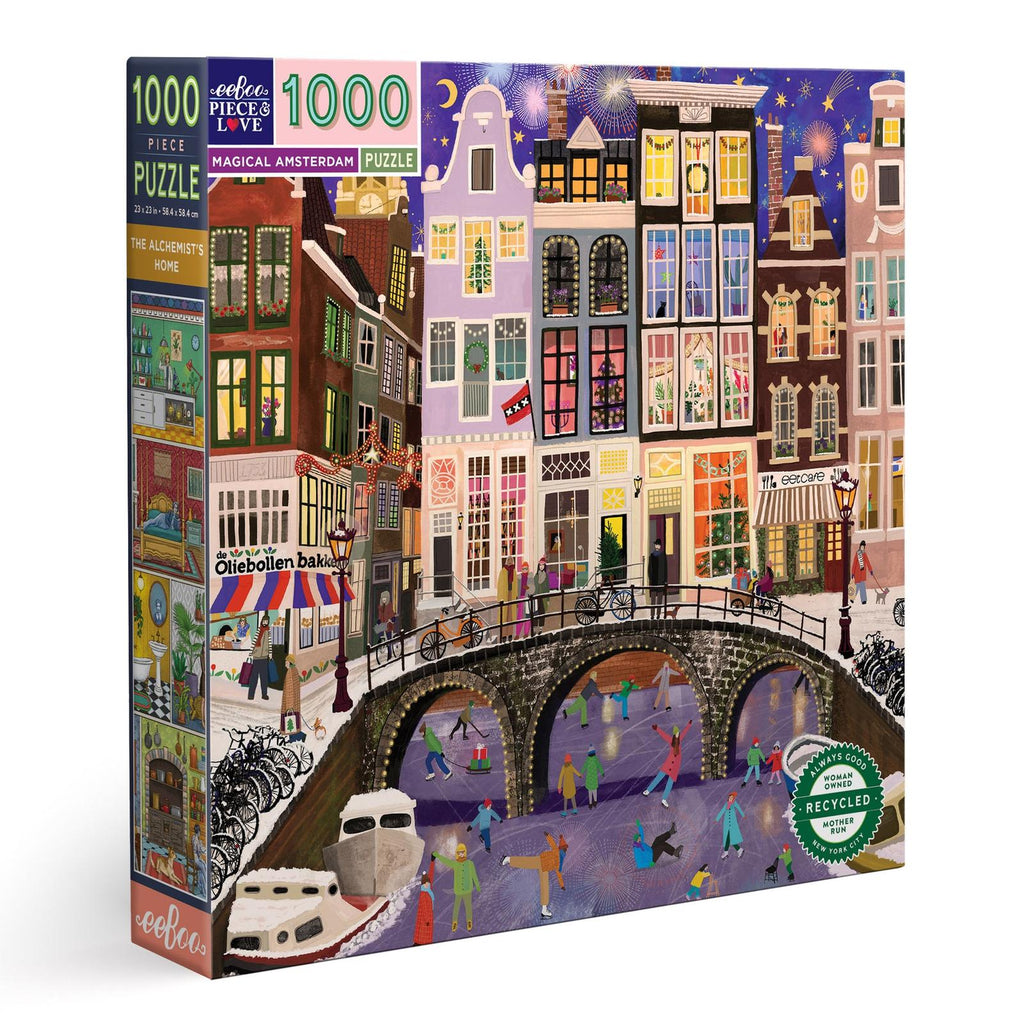 eeBoo Magical Amsterdam 1000 Piece Jigsaw Puzzle