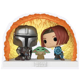 Funko Star Wars Mandalorian S10 POP Moments Grogu Force Barrier Vinyl Figure Set - Radar Toys