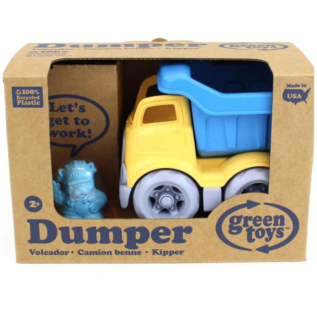 Green Toys Dumper Blue And Yellow Construction Truck - Radar Toys