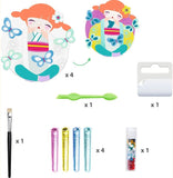 Djeco Onnanoko Glitter And Gems Design Craft Boards - Radar Toys