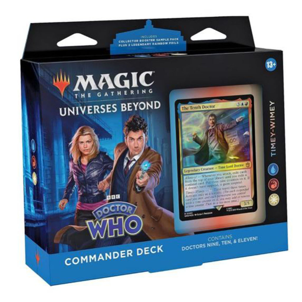 Magic The Gathering Universes Beyond Doctor Who Tenth Doctor Commander Deck - Radar Toys