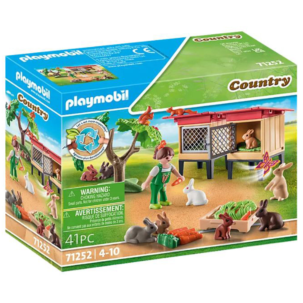 Playmobil Country Rabbit Hutch Building Set 71252