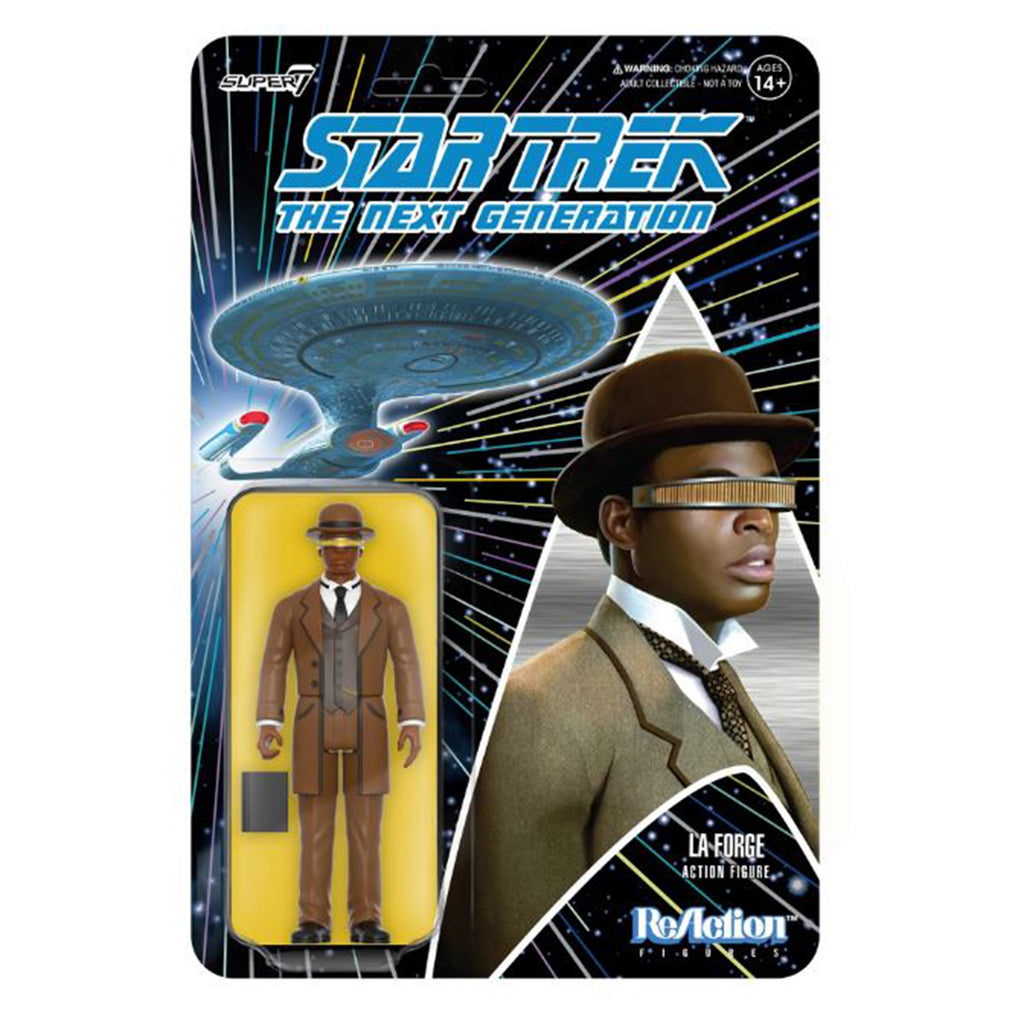 Super7 Star Trek The Next Generation Victorian La Forge Reaction Figure