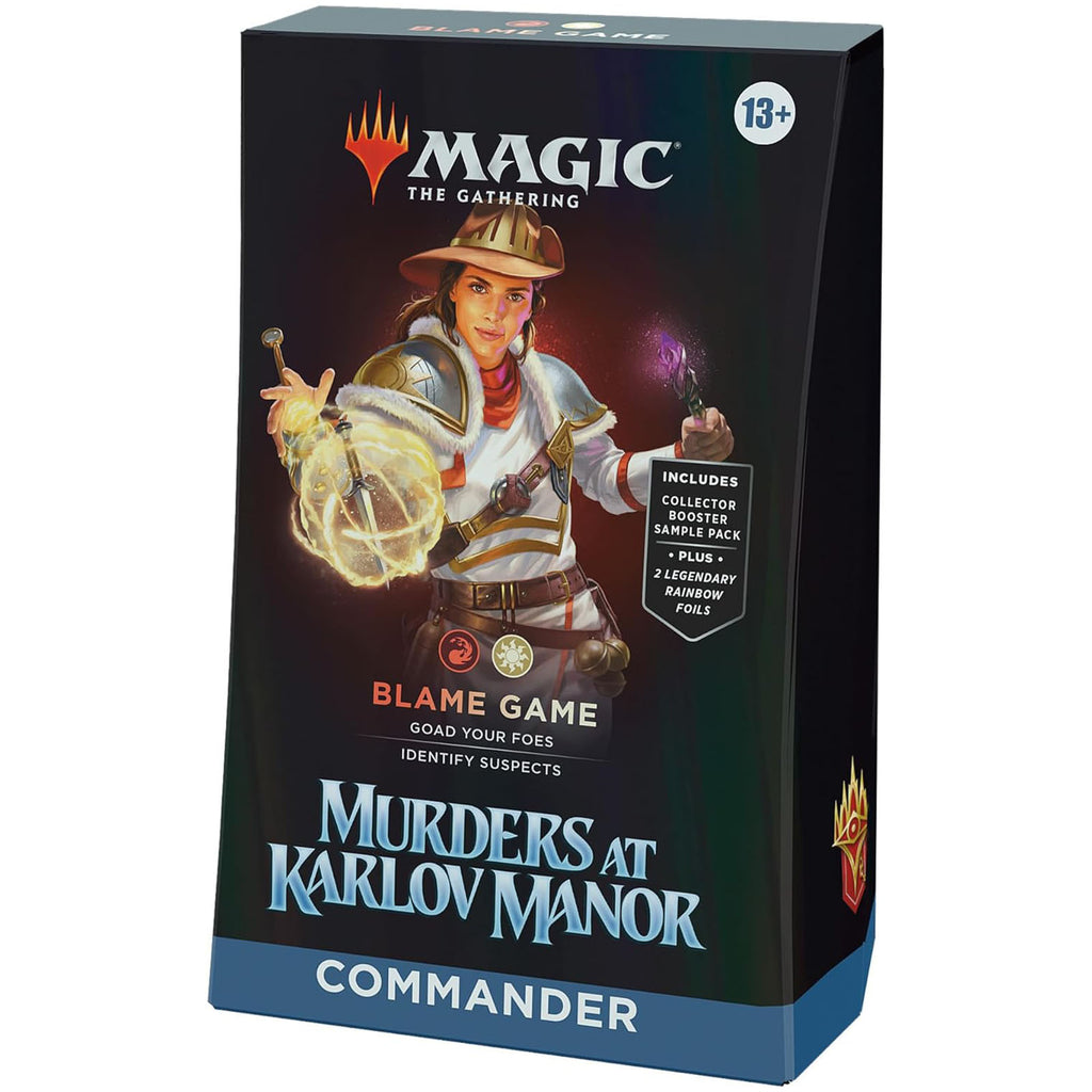 Magic The Gathering Murders At Karlov Manor Blame Game Commander Deck - Radar Toys