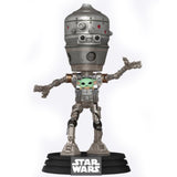 Funko Star Wars Mandalorian S10 POP Deluxe IG-12 With Grogu Vinyl Figure Set - Radar Toys