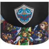 Bioworld Zelda Rubber Shield Emblem Snapback Hat - Radar Toys