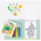Tiger Tribe Zoo Coloring Set - Radar Toys