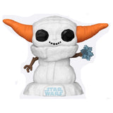 Funko Star War Mandalorian Holiday POP Grogu Snowman Vinyl Figure - Radar Toys