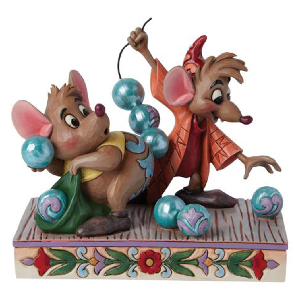 Enesco Disney Traditions Beads For Cinderelly Jaq And Gus Decorative Figure 6015020 - Radar Toys