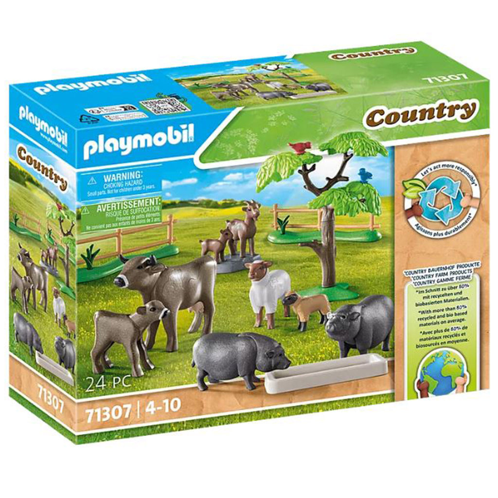 Playmobil Country Animal Enclosure Building Set - Radar Toys