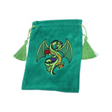 Foam Brain Green Dragon Dice Bag - Radar Toys