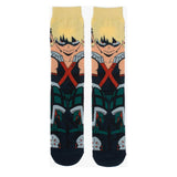 Bioworld My Hero Academia Bakugo 360 Character Men's Crew Socks - Radar Toys