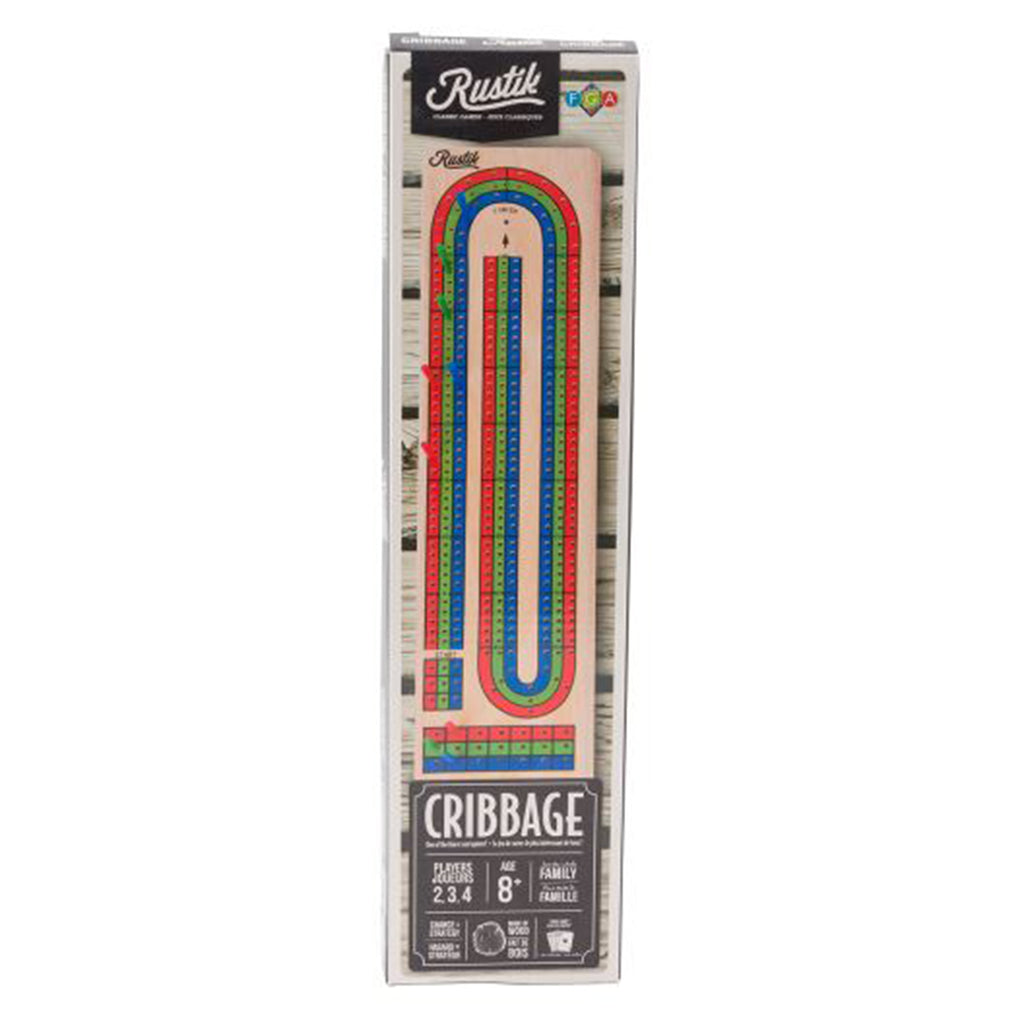 Family Games America Rustik Cribbage Board Game