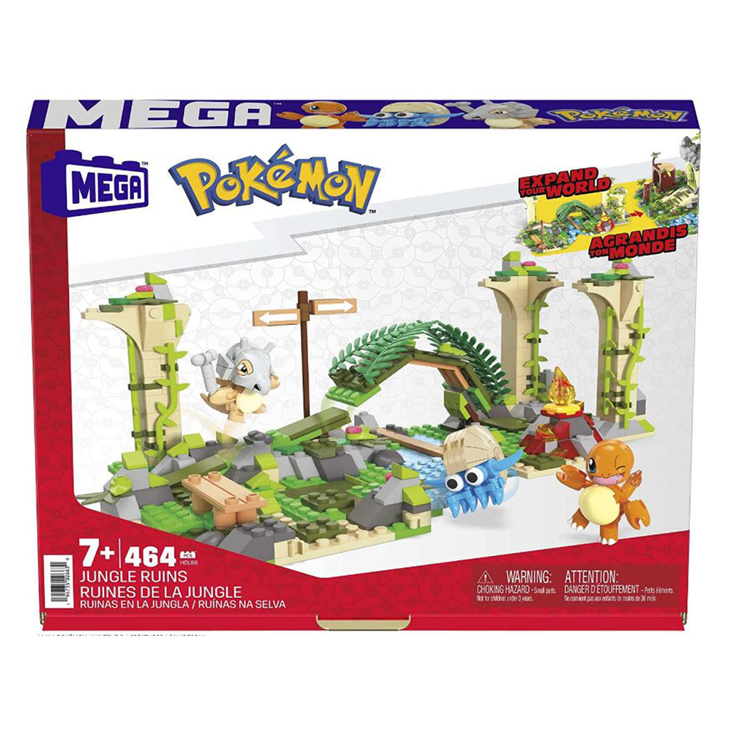 Mega Pokemon Jungle Ruins Building Set - Radar Toys
