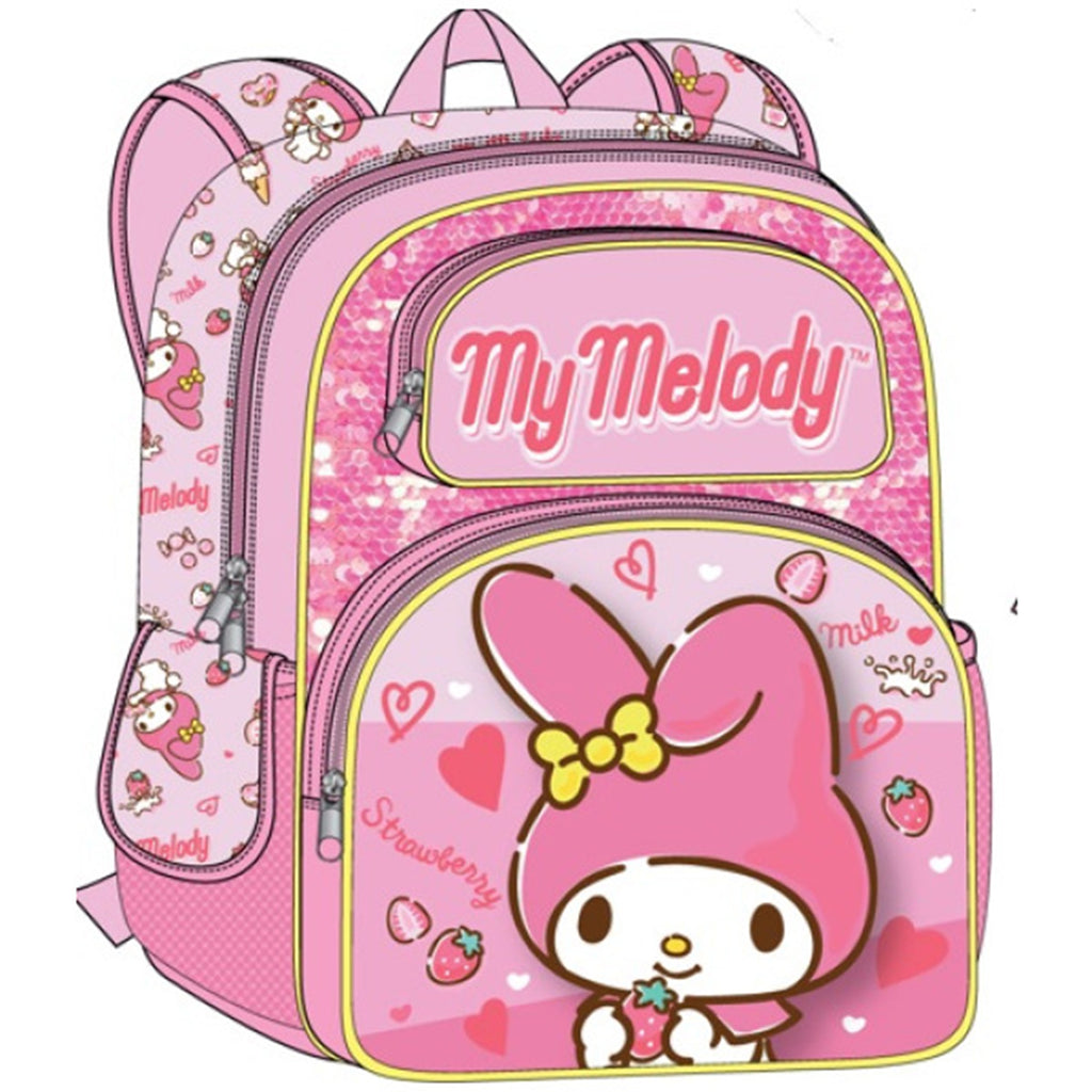 Sanrio My Melody 3D Sequin All Over Print Backpack