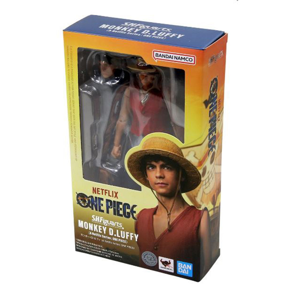 Bandai Netflix One Piece SHFiguarts Monkey D Luffy Action Figure