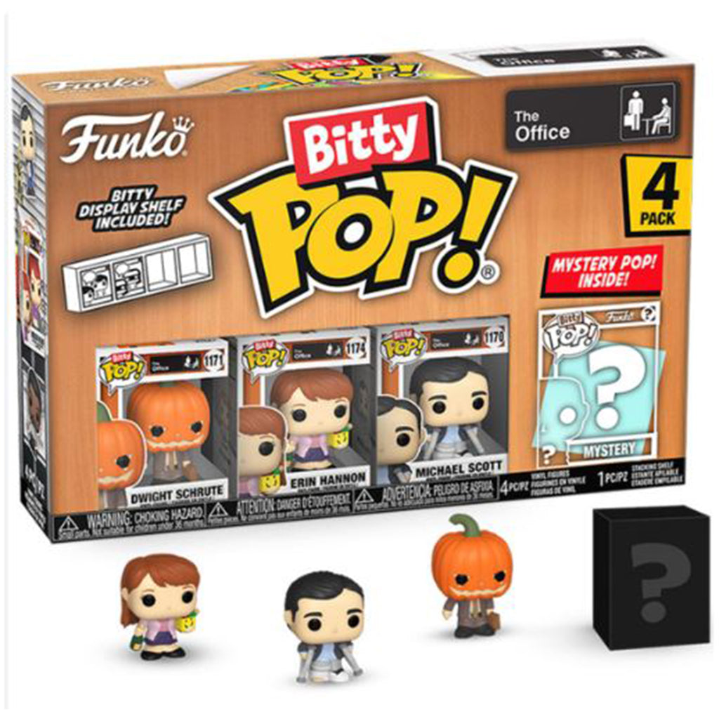 Funko The Office Bitty POP Dwight With Pumpkin Head Vinyl Figure Set