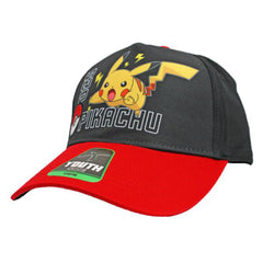 Pokemon Pikachu Black And Red Youth Cap - Radar Toys