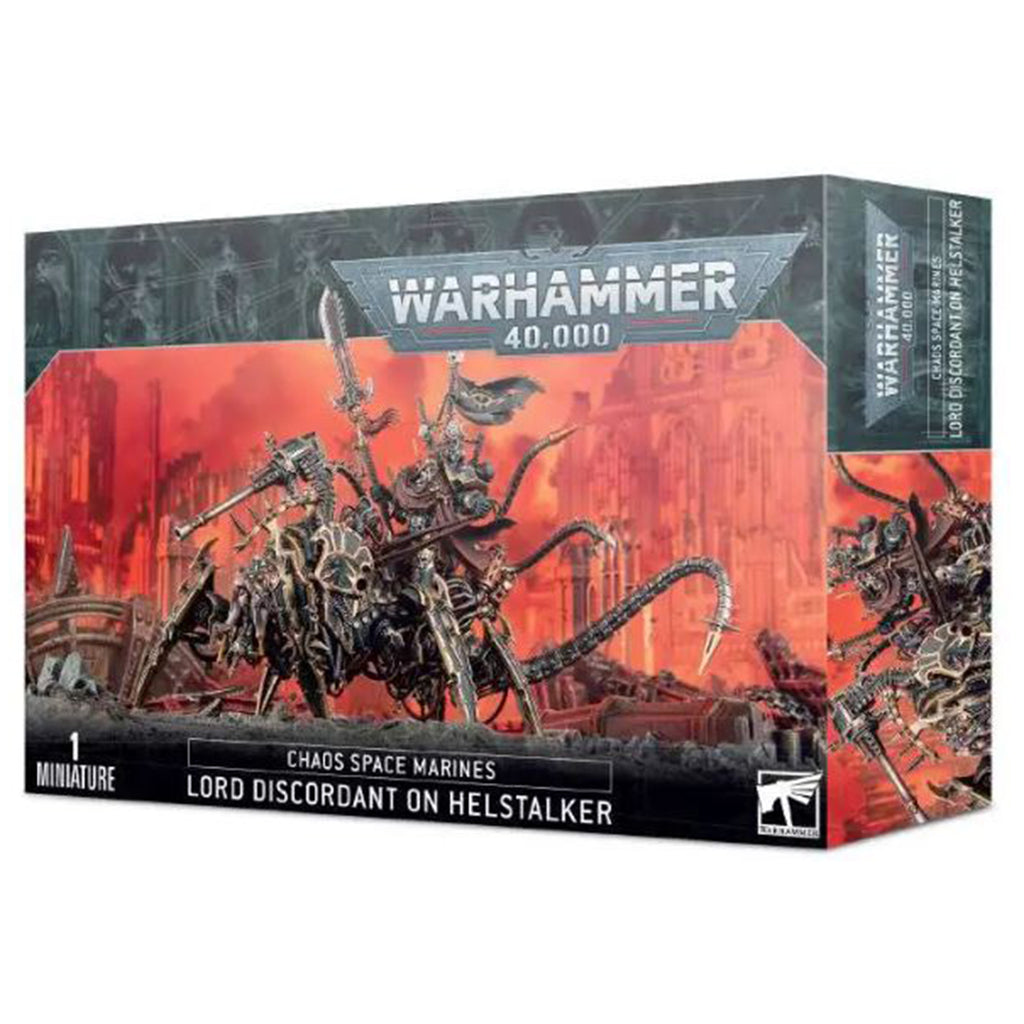 Warhammer 40,000 Chaos Space Marines Lord Discordant On Helstalker Building Set - Radar Toys