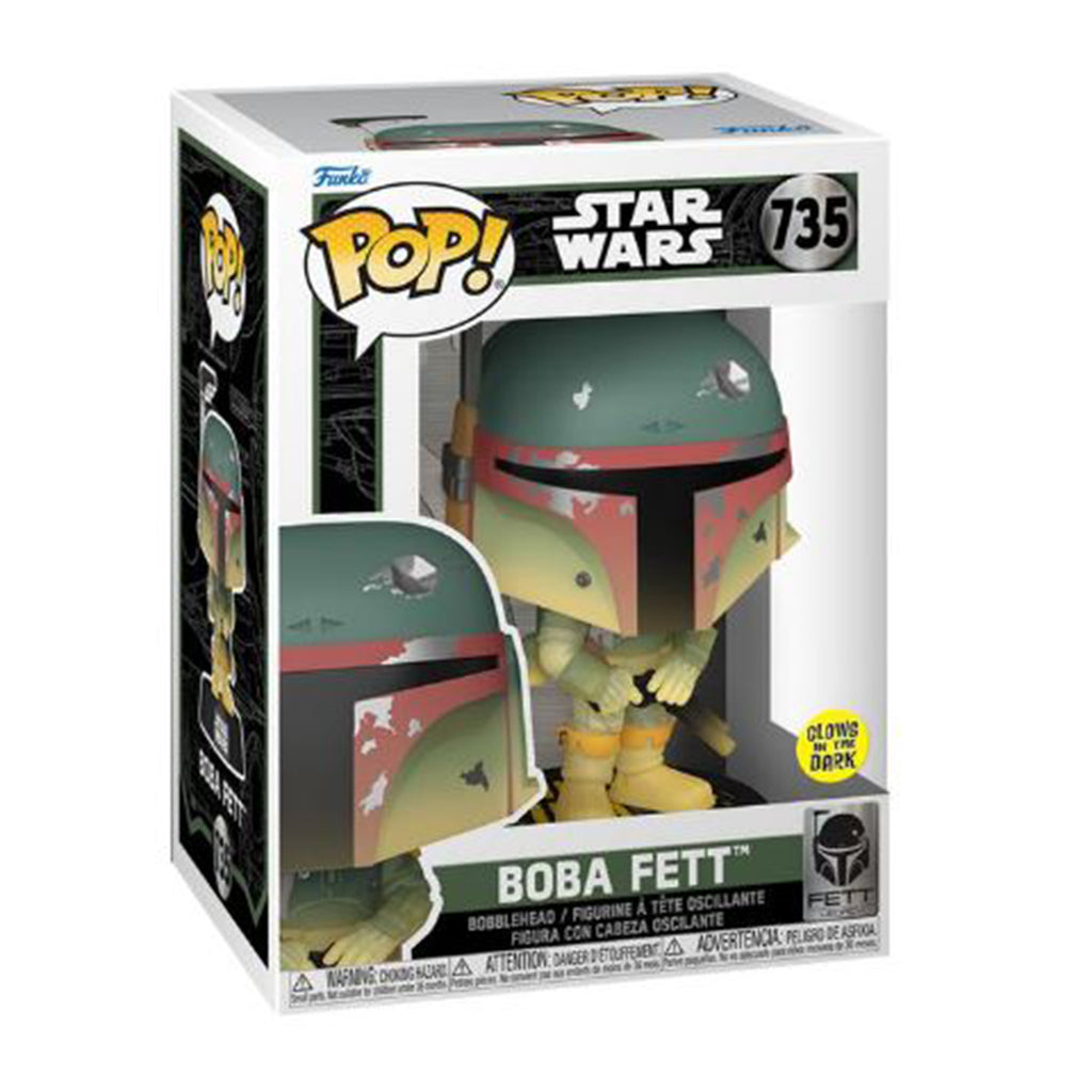 Funko Star Wars POP Boba Fett Legacy Glow Vinyl Figure