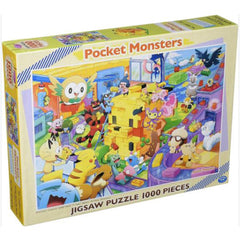 Ensky Pokemon Let's Make It Together Pikachu Blocks 1000 Piece Jigsaw Puzzle - Radar Toys