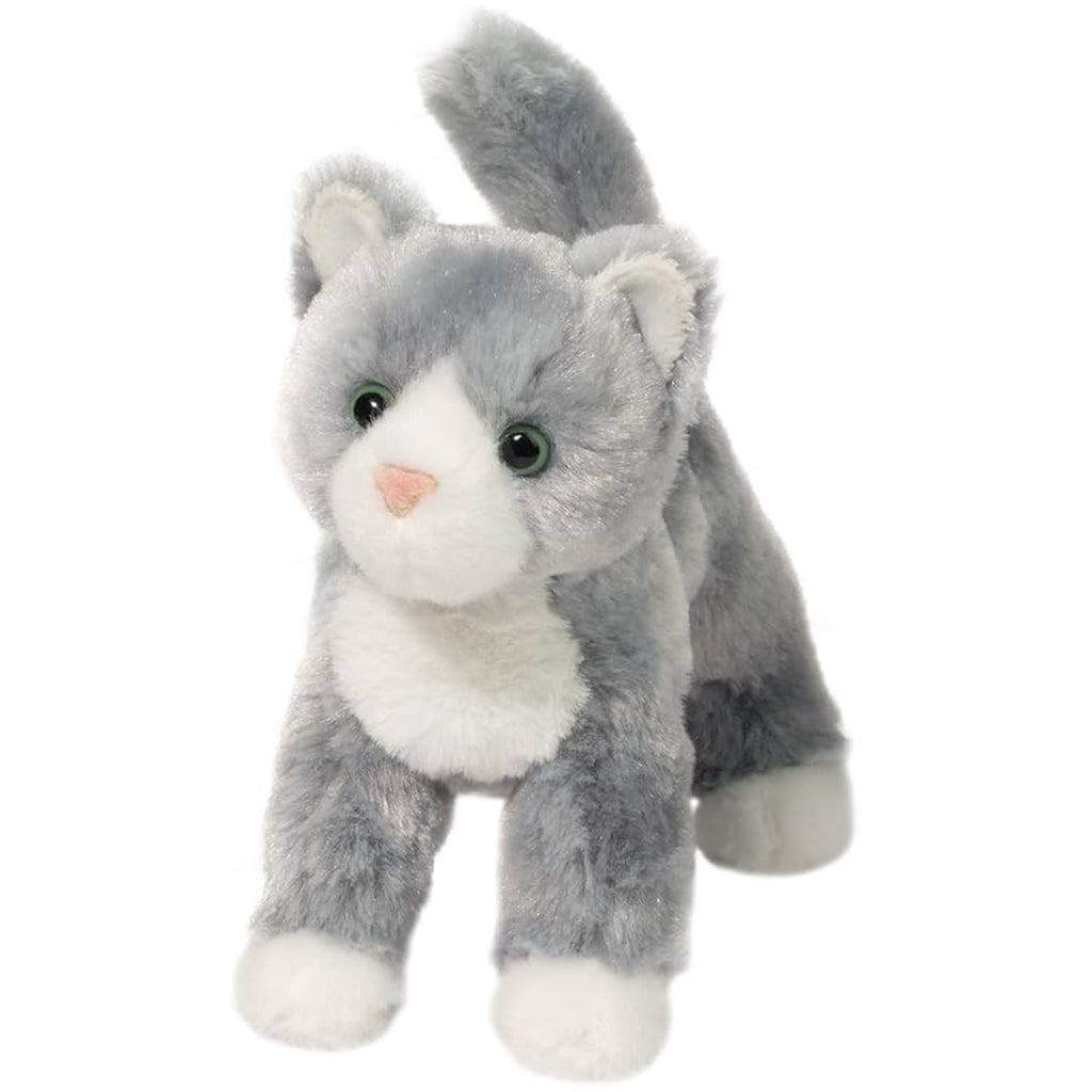 Douglas Scatter Gray Cat 6 Inch Plush Figure