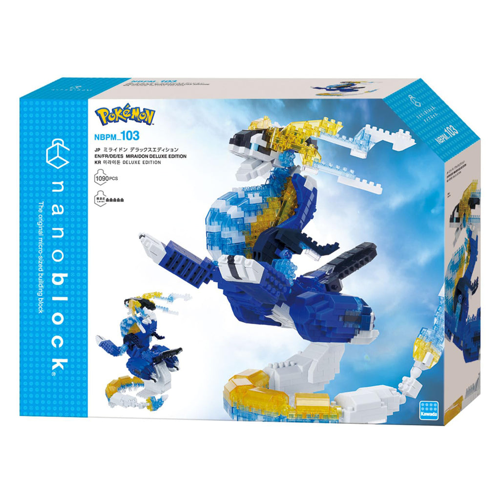 Kawada Pokemon Miraidon Deluxe Edition Nanoblock Building Set