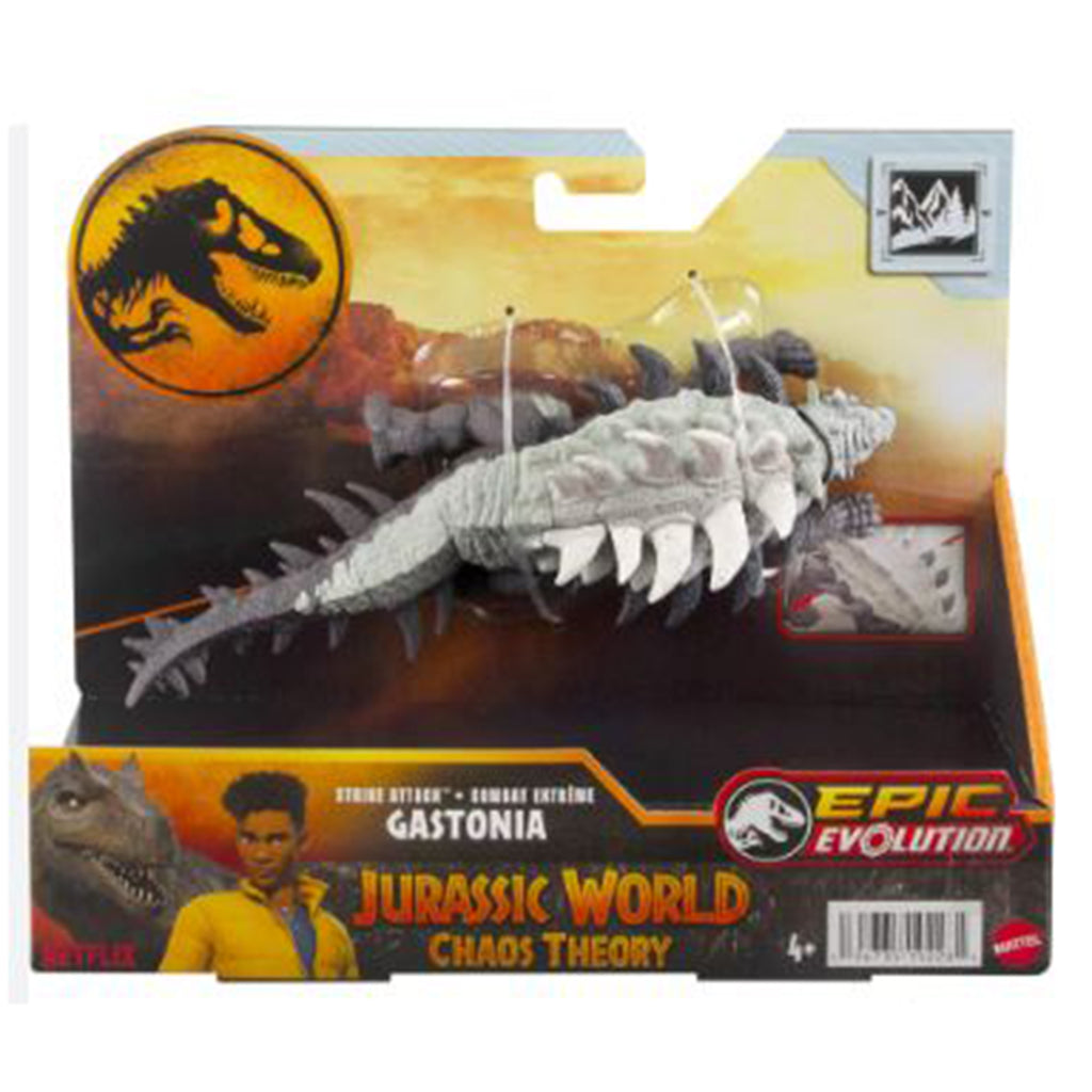 Mattel Jurassic World Chaos Theory Epic Evolution Strike Attack Gastonia Figure