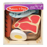 Melissa And Doug Wooden Food Groups Protein Play Food - Radar Toys