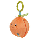 Manhattan Toy Mini Apple Farm Orange Baby Take Along Plush Toy - Radar Toys