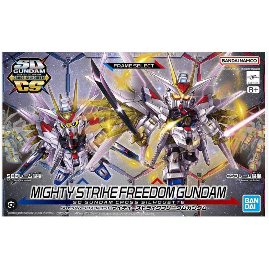 Bandai Mobile Suit Seed Freedom SDGCS Mighty Strike Freedom Gundam Model Kit - Radar Toys