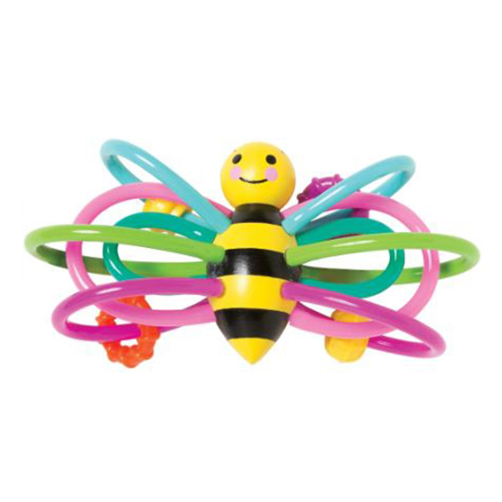 Manhattan Toy Zoo Winkel Bee Rattle Activity Toy - Radar Toys