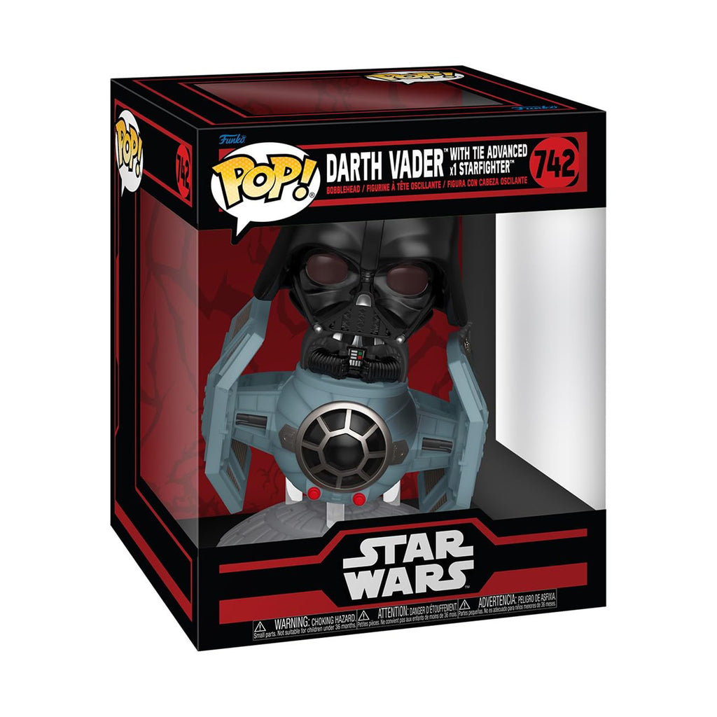 Funko Star Wars POP Rides Darth Vader With Tie Advanced X1 Starfighter Vinyl Figure Set - Radar Toys