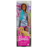 Mattel Barbie Brunette Purple And Teal Sequin Dress Glitz Doll - Radar Toys