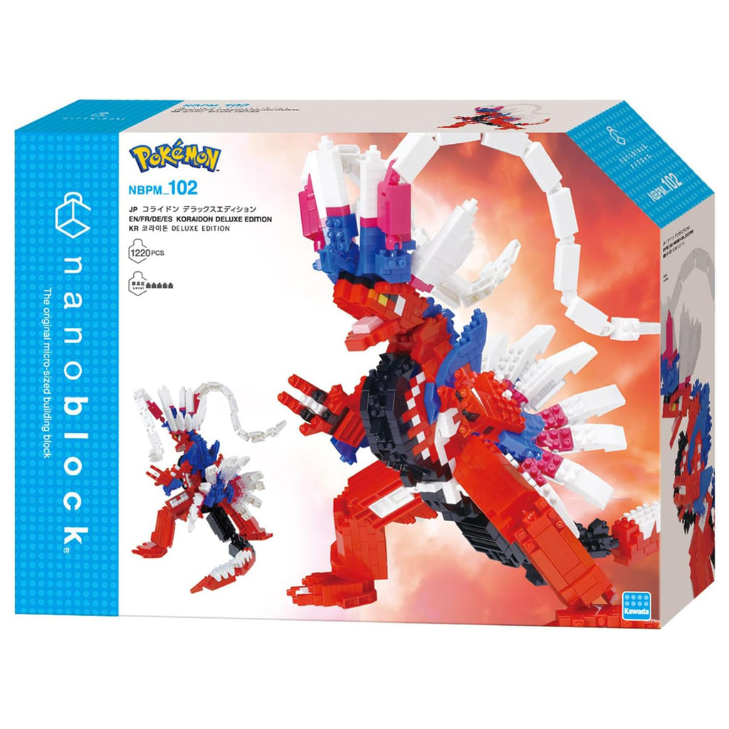 Kawada Pokemon Koraidon Deluxe Edition Nanoblock Building Set