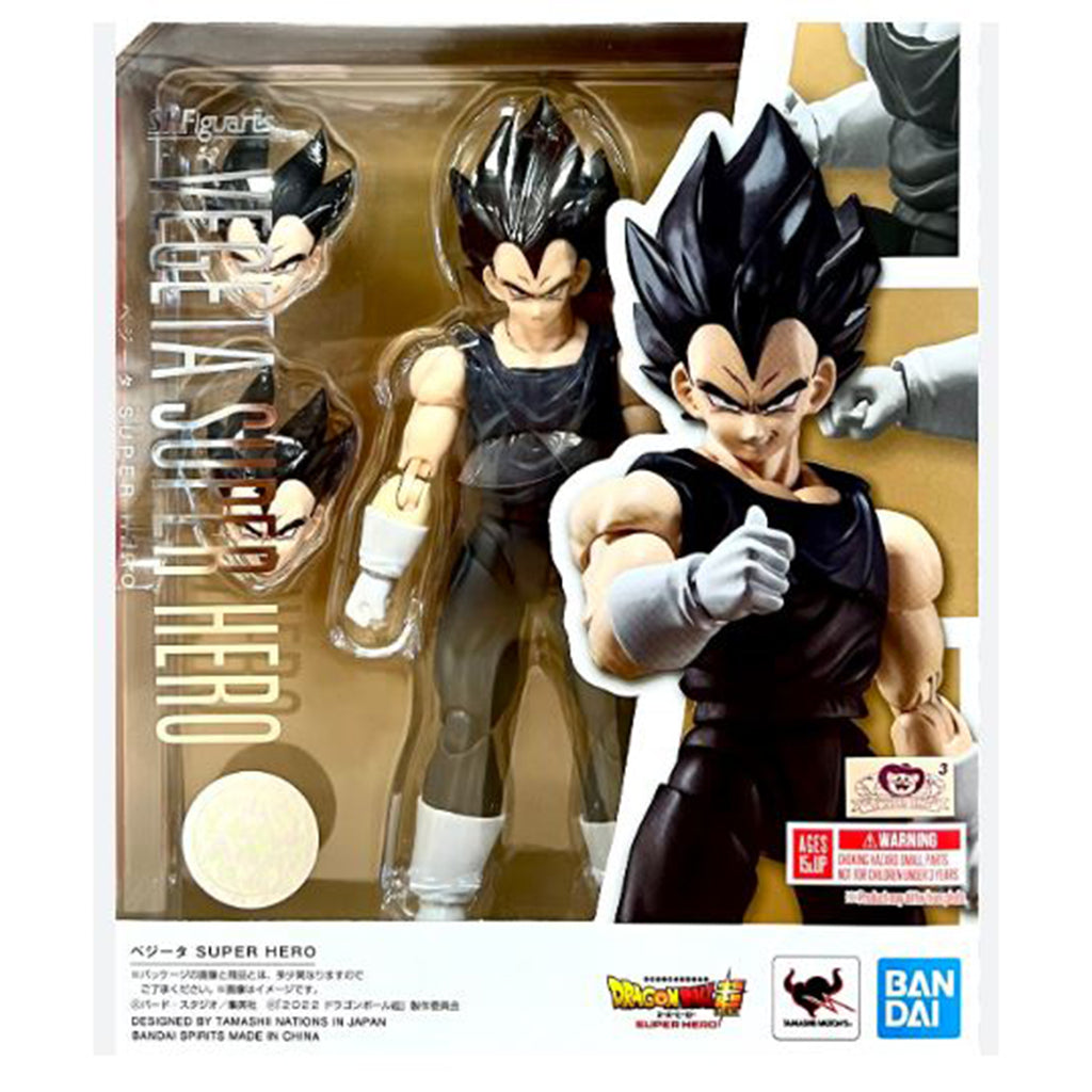 Bandai Dragon Ball Super Super Hero SHFiguarts Vegeta Super Hero Figure