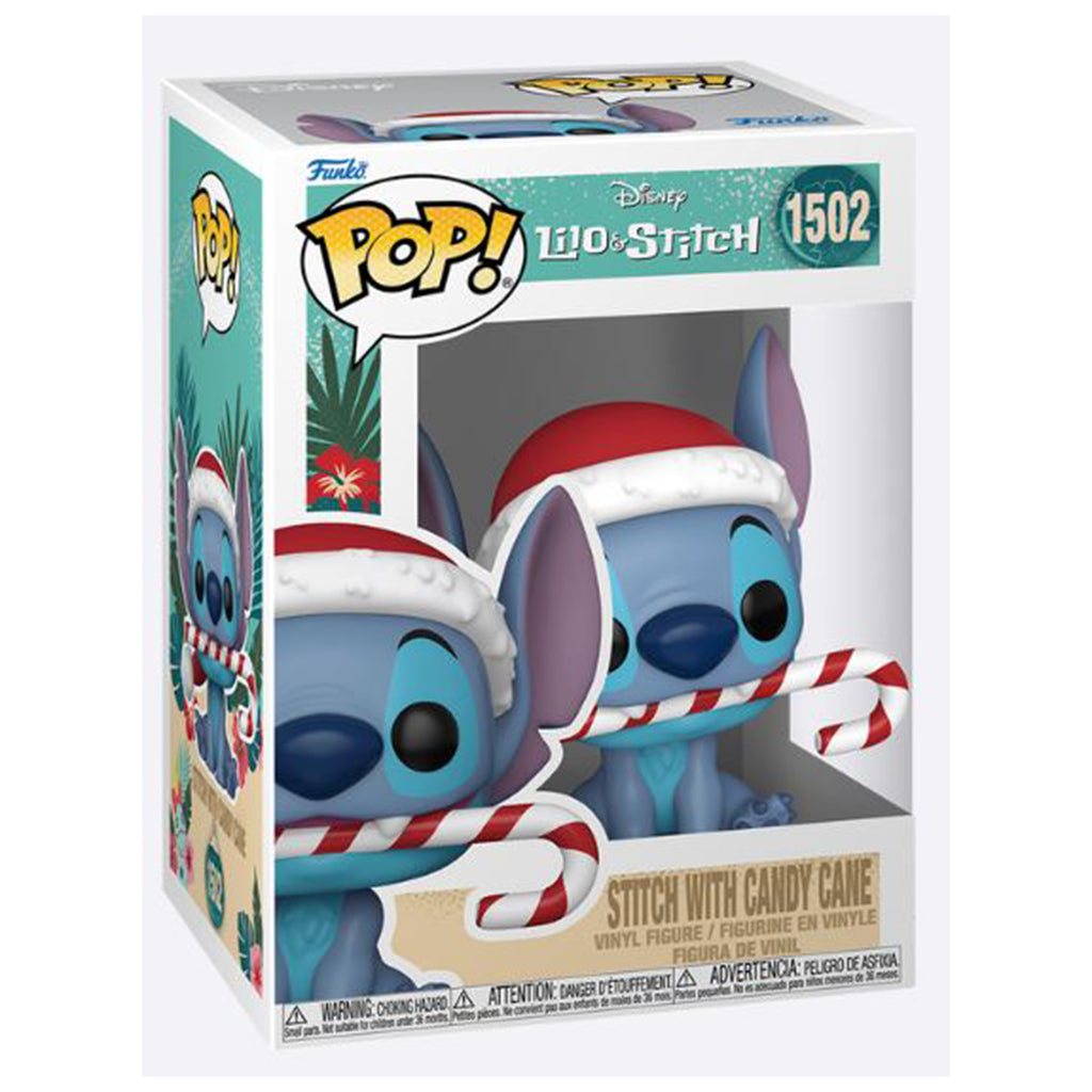 Funko Dinsey Lilo And Stitch POP Stitch With Candy Cane Figure