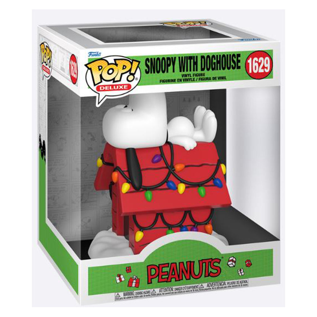 Funko Peanuts POP Deluxe Snoopy With Doghouse Vinyl Figure Set