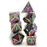 Foam Brain Crossed Swords Imperial Gem Sword Metal RPG Dice Set - Radar Toys