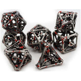 Foam Brain Vampire Bones Hollow Metal RPG Dice Set - Radar Toys