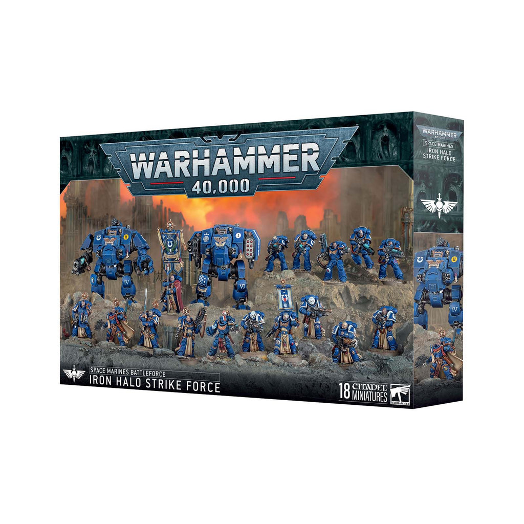 Warhammer 40,000 Space Marines Battleforce Iron Halo Strike Force Building Set