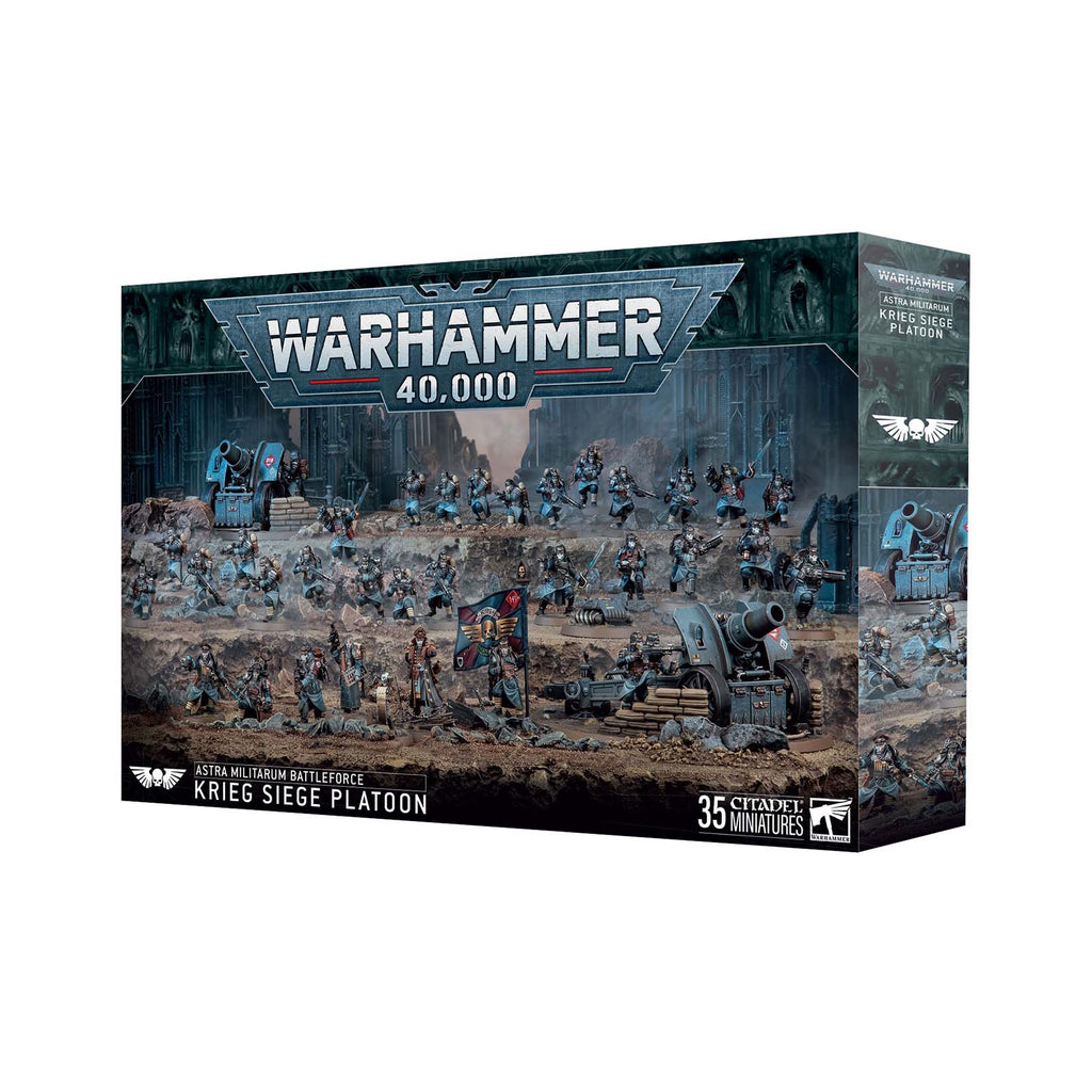 Warhammer 40,000 Astra Militarum Battleforce Krieg Siege Platoon Building Set