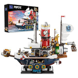 Pantasy Tezuka Productions Popeye Treasure Hunt Steamship Building Set - Radar Toys
