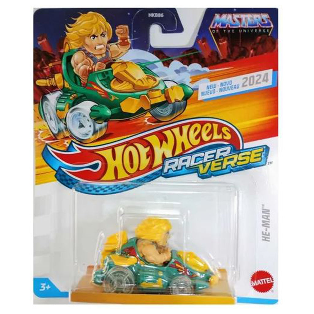 Mattel Hot Wheels Racer Verse Masters Of The Universe He-Man Diecast Vehicle - Radar Toys