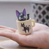 Ensky Kiki's Delivery Service Jiji In Teacup Rolly Poly Self Righting Doll - Radar Toys