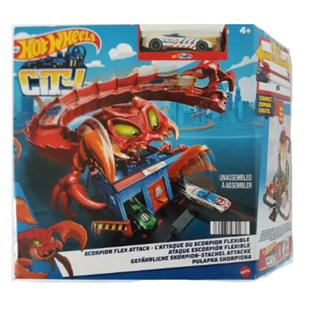 Mattel Hot Wheels City Scorpion Flex Attack Set