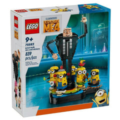 LEGO® Illumination's Despicable Me 4 Brick-Built Gru And Minions Building Set 75582