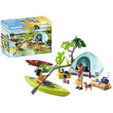 Playmobil Family Fun Camping With Campfire Building Set 71425 - Radar Toys